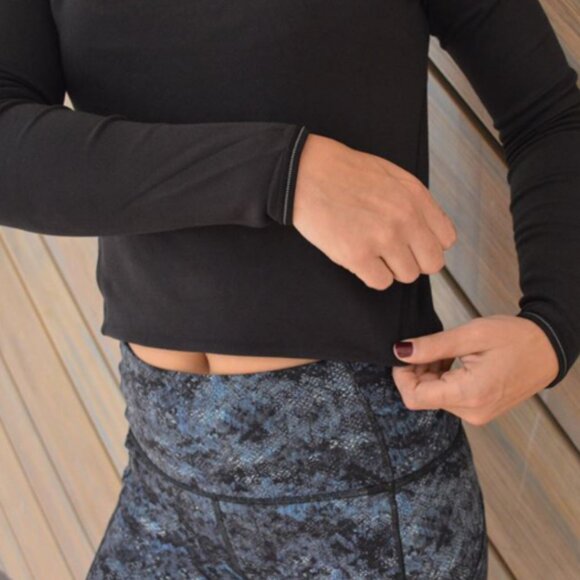 Lululemon Hill And Valley Mock Neck Long Sleeve Reflective Pullover Top - Picture 7 of 16